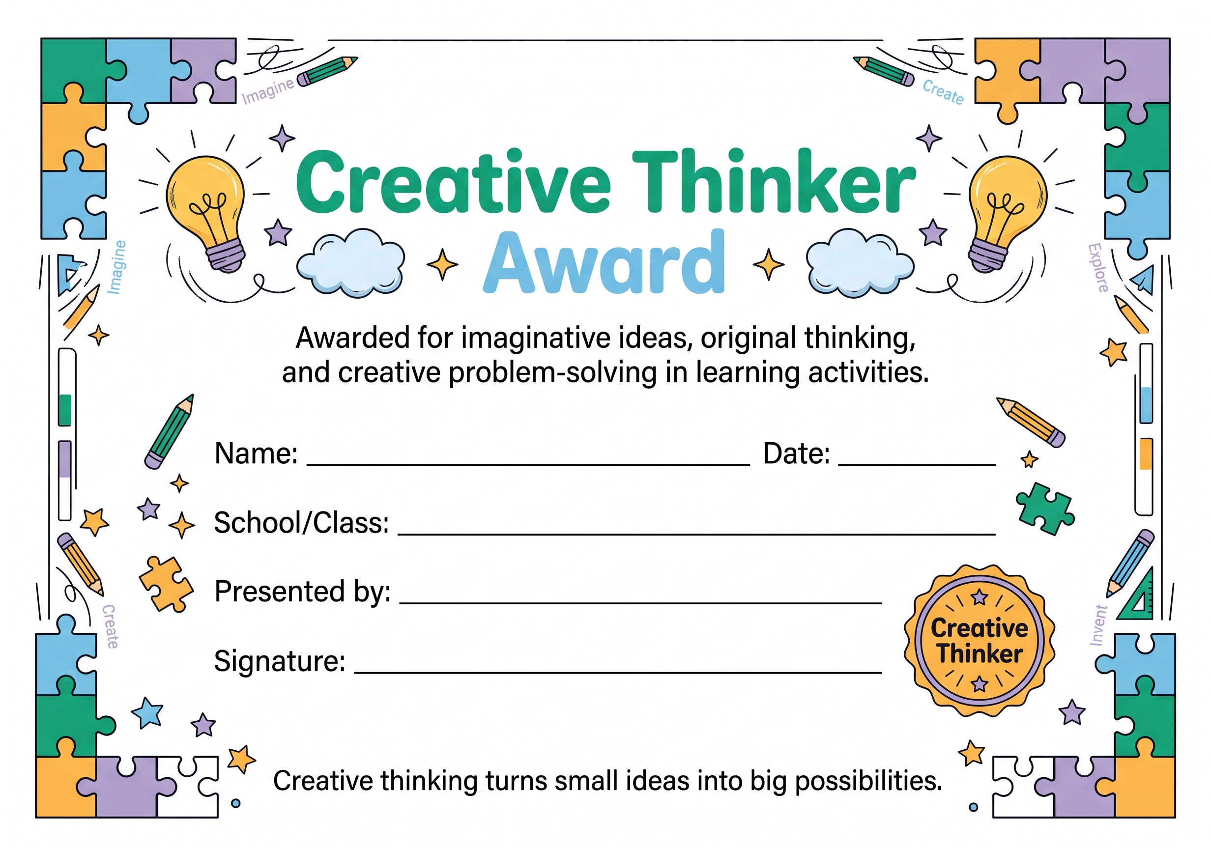 Creative Thinker Award preview
