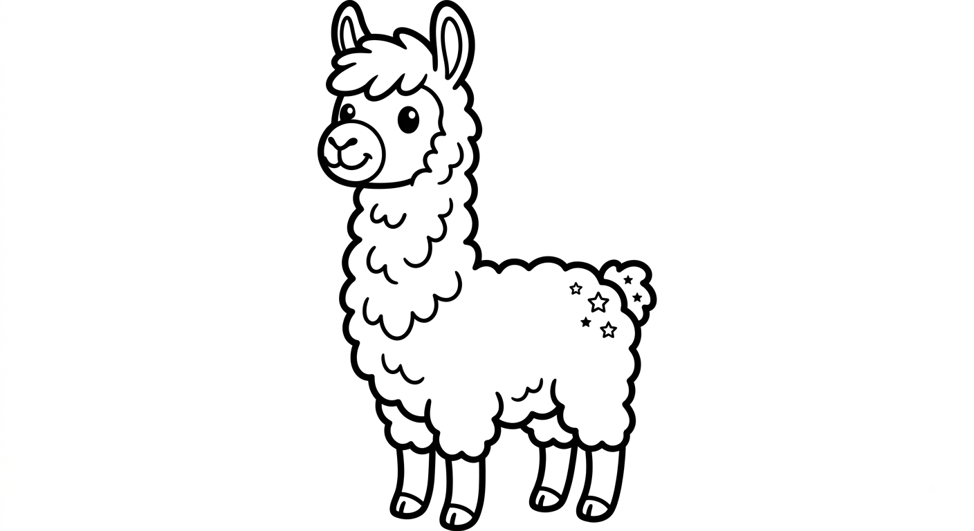 Cute Baby Llama