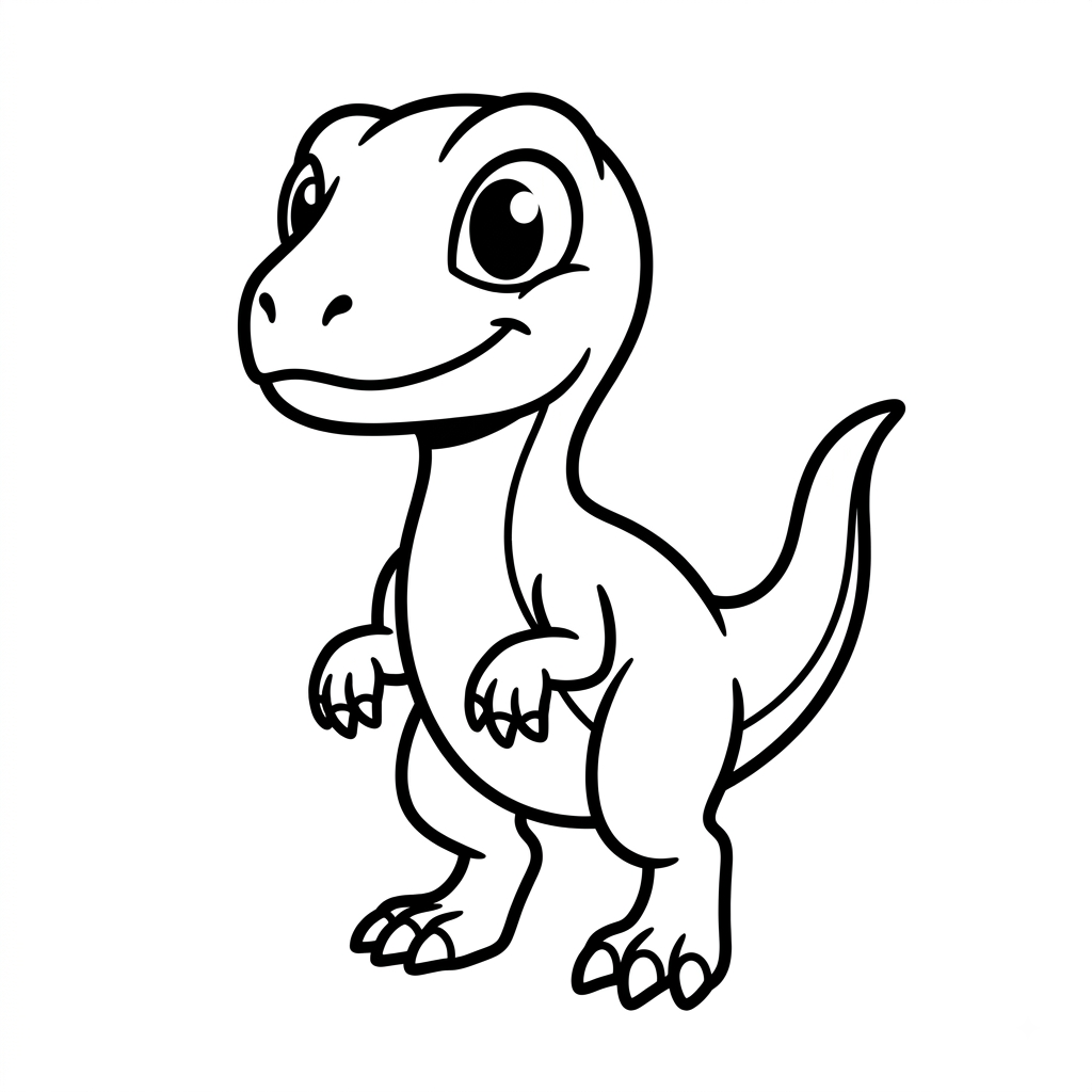Cute Baby Velociraptor