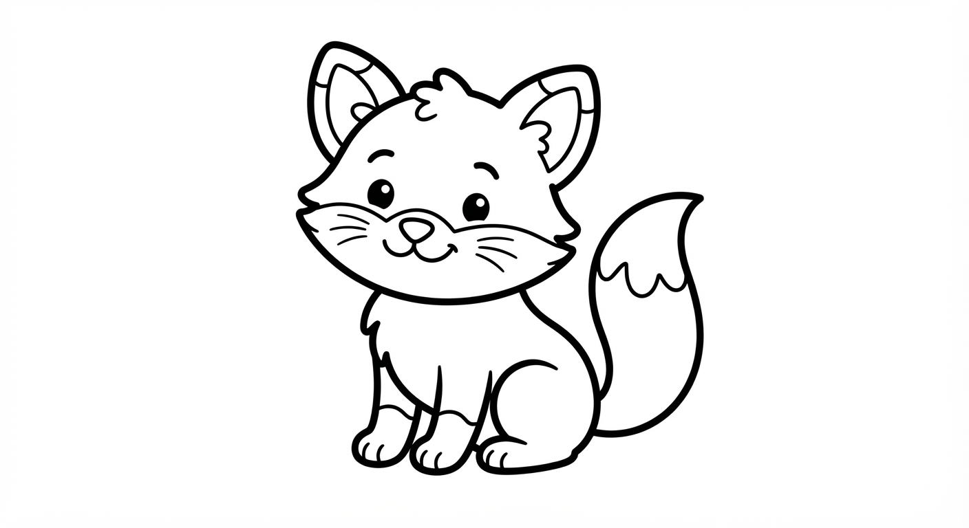 Cute Baby Fox