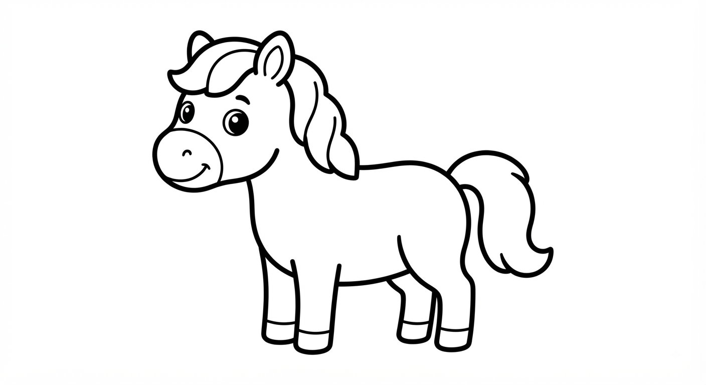 Cute Baby Pony
