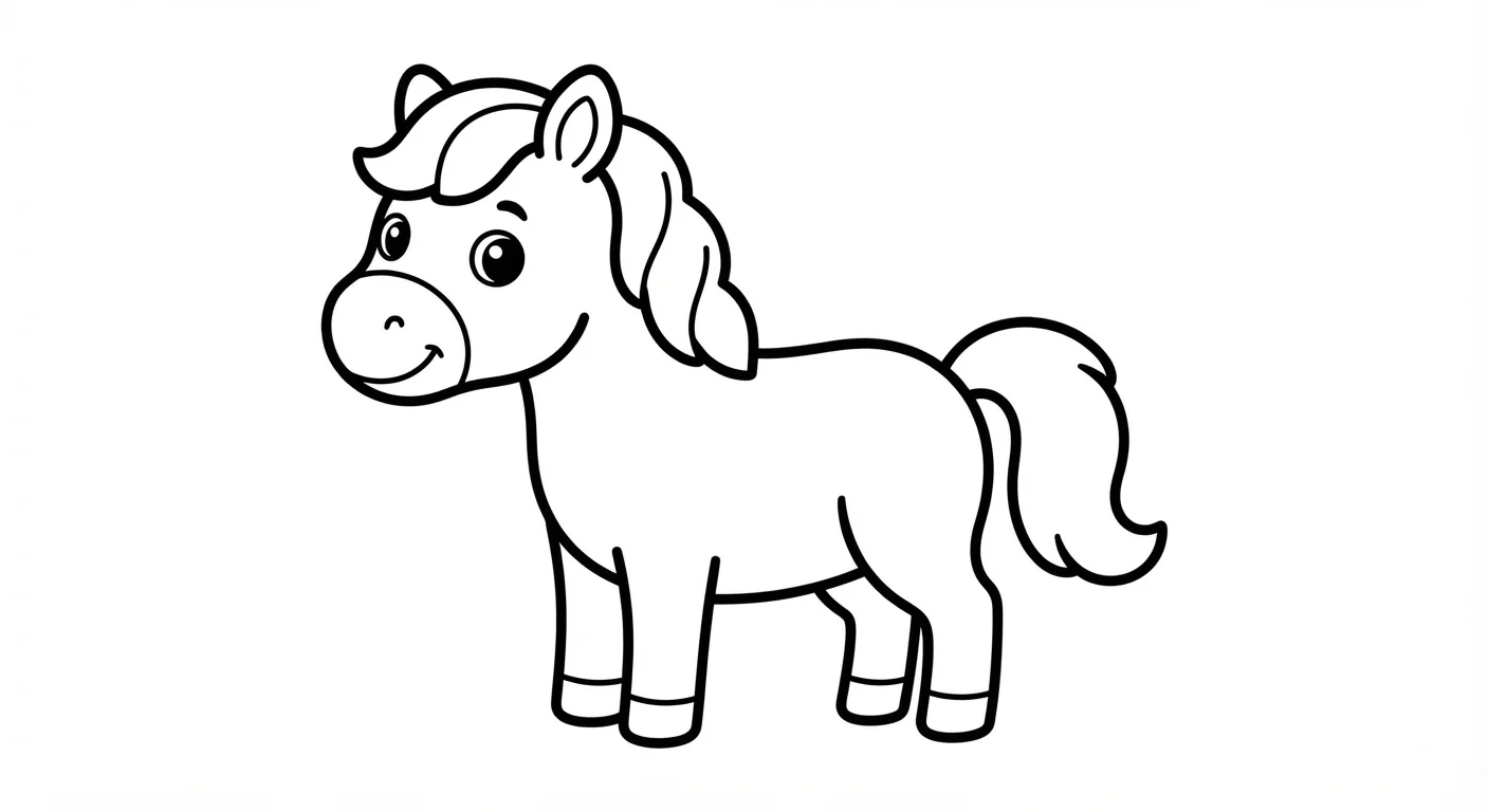 Cute Baby Pony