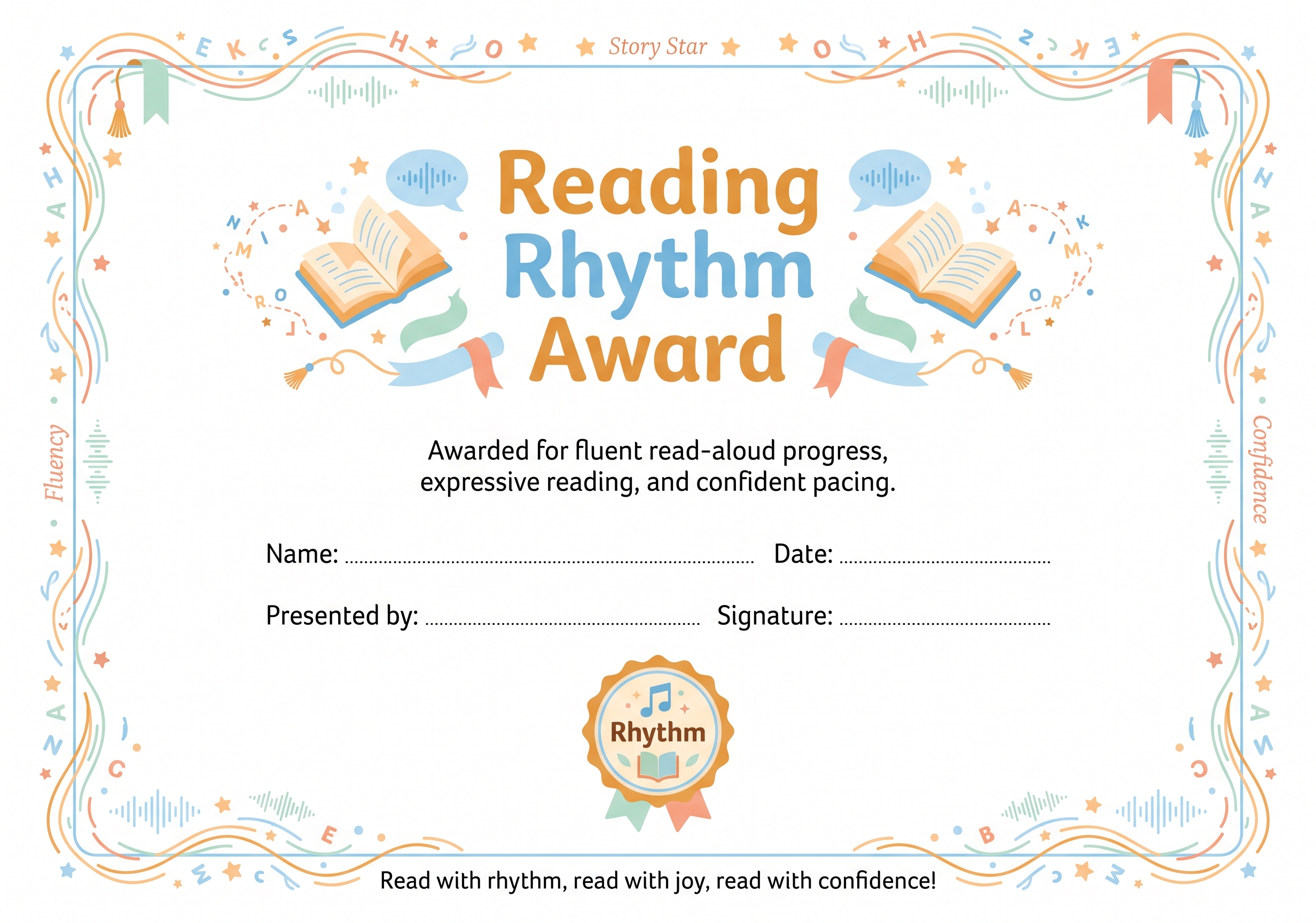 Reading Rhythm Award preview