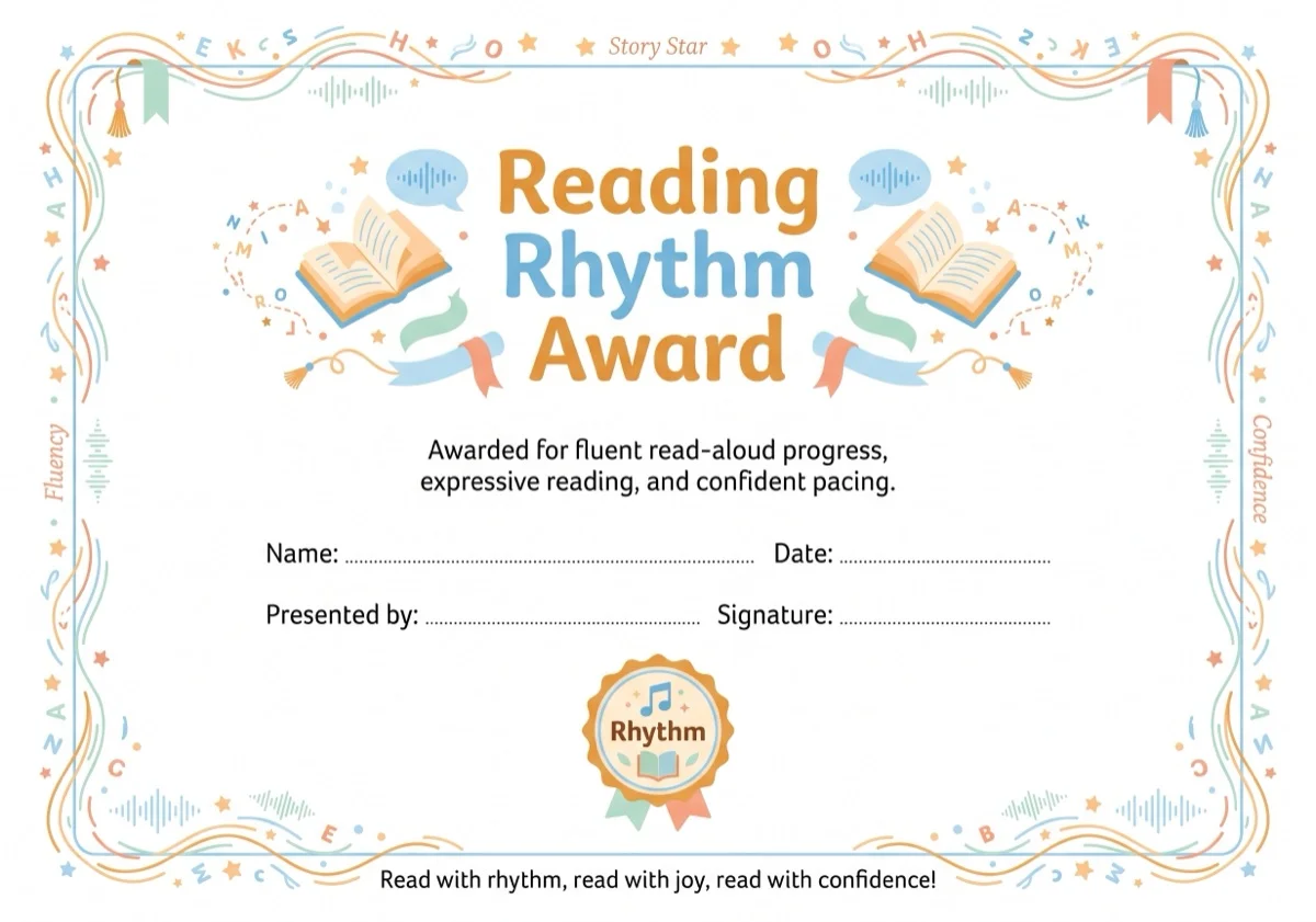 Reading Rhythm Award preview