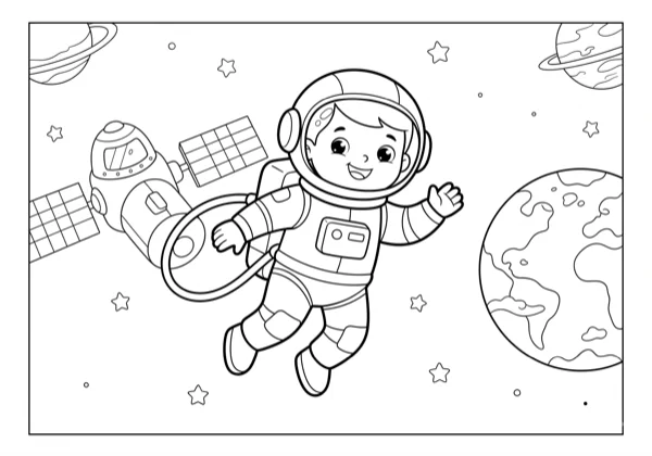 Astronaut Spacewalk