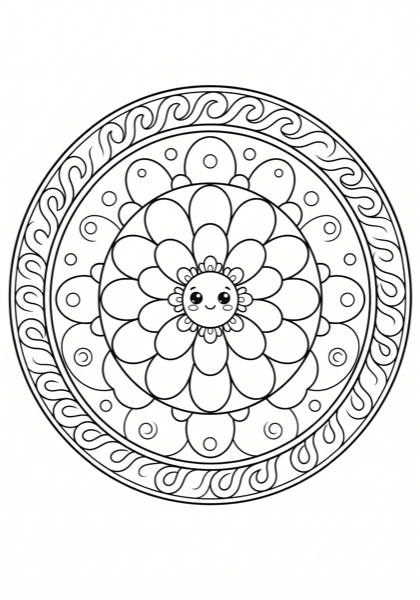 Calm Circle Mandala