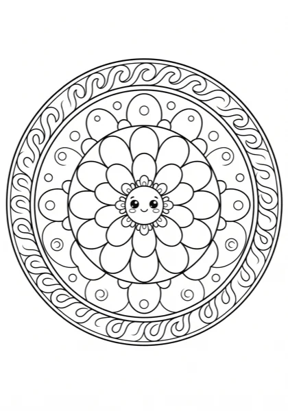 Calm Circle Mandala