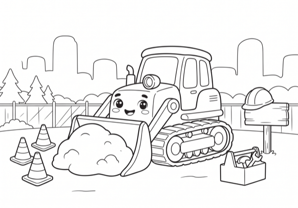Construction Bulldozer