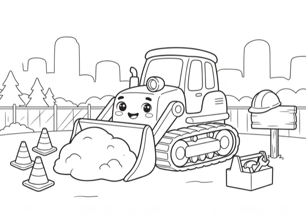 Construction Bulldozer
