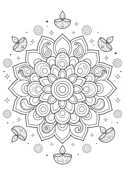 Diwali Rangoli Patterns