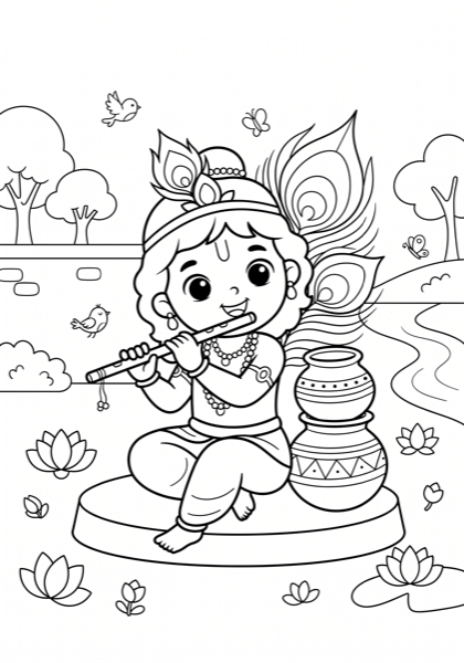 Janmashtami Krishna Flute