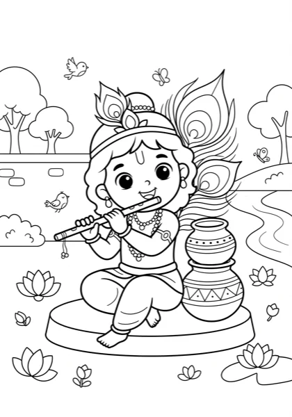 Janmashtami Krishna Flute