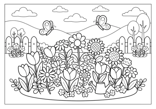 Spring Garden Flowers